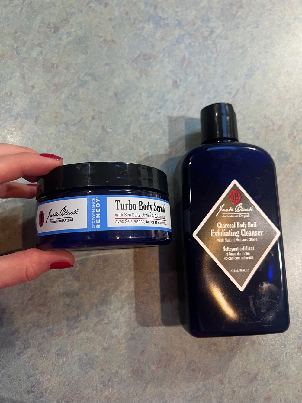 Jack Black Turbo Body Scrub & Charcoal Exfoliating Cleanser